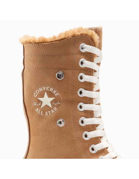Converse Chuck Taylor X-Hi Fourrée Caramel – Sneaker montante hiver