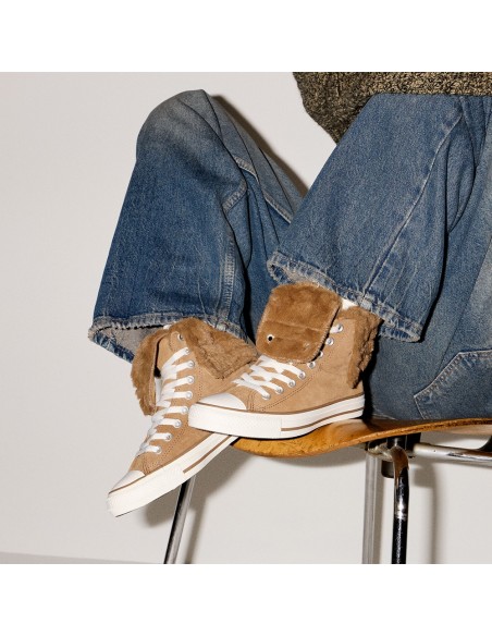 Converse Chuck Taylor X-Hi Fourrée Caramel – Sneaker montante hiver