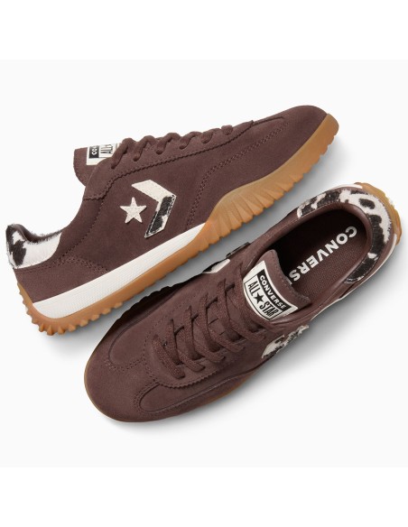 Converse Run Star Ox Femme Marron – Sneaker suède & semelle gum crantée