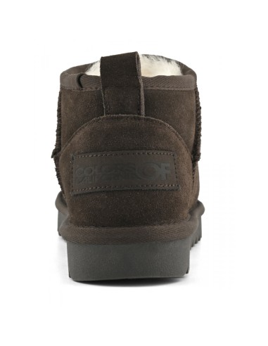 Colors of California SHEAR02 Moka – Boots fourrées femme daim marron