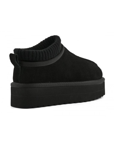 Bottines Platform Suède Noir - Colors of California
