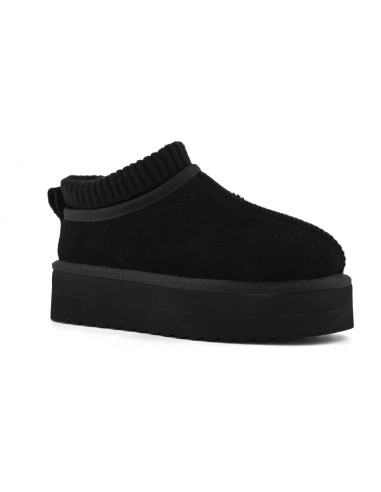 Bottines Platform Suède Noir - Colors of California