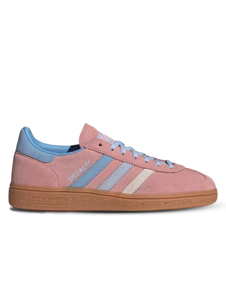 Sneakers Femme Adidas Handball Spezial IG1974 daim rose bleu.