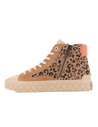 Palladium Palla Ace Chukka SDE Femme – Sneakers Montantes Suédées Rose & Broderie Boho