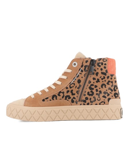 Palladium Palla Ace Chukka SDE Femme – Sneakers Montantes Suédées Rose & Broderie Boho