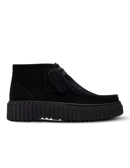 Clarks - Derbies Femme Torhill Moss Black Suède - Hylton.fr