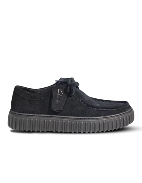 CLARKS - Derbies Homme Torhill Lo Black Suede - 26172019