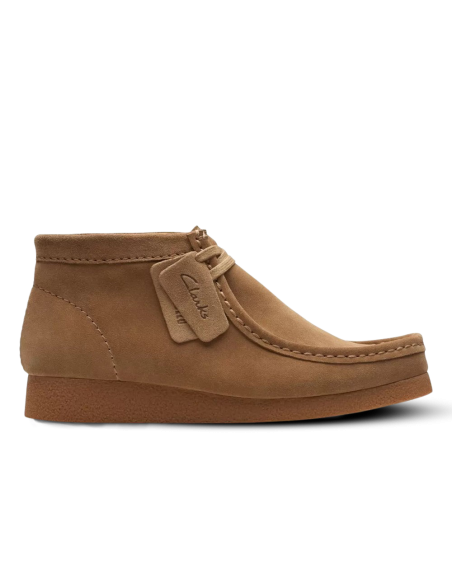 Clarks Originals - Wallabee Evo Dark Sand Suede pour Homme - Hylton.fr