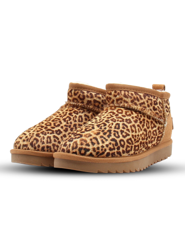 Colors of California Boots Femme Léopard – Bottines fourrées & semelle crantée