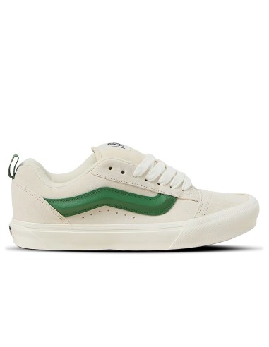 Sneakers Vans Knu Skool - Baskets crème et vert