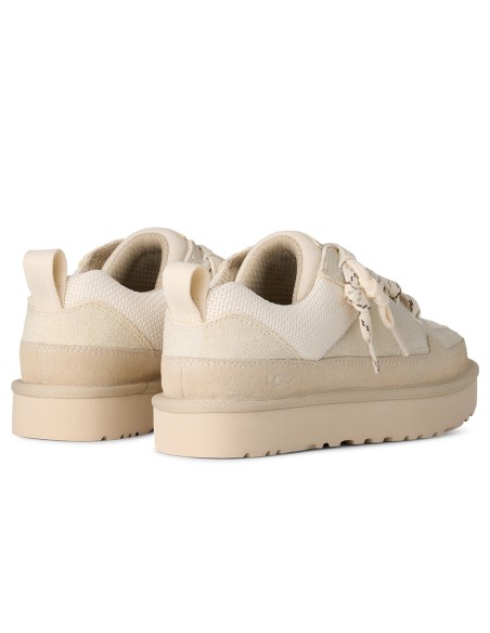 UGG Lo Lowmel 1168890-JSM femme – sneakers daim beige/blanc