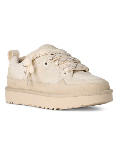 UGG Lo Lowmel 1168890-JSM femme – sneakers daim beige/blanc