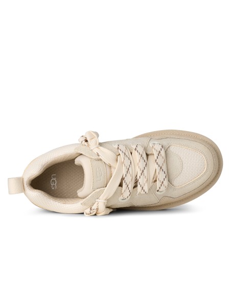 UGG Lo Lowmel 1168890-JSM femme – sneakers daim beige/blanc