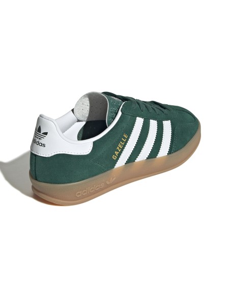 Adidas Gazelle Indoor femme JS3800 – Baskets daim vert rétro