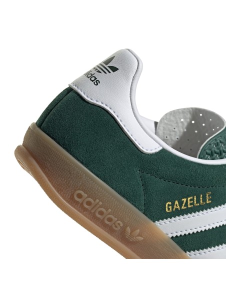 Adidas Gazelle Indoor femme JS3800 – Baskets daim vert rétro