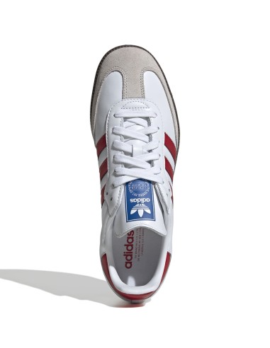 Adidas Samba OG White Red – Sneaker cuir rétro football