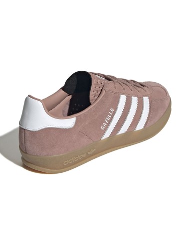 Adidas Gazelle Indoor Femme JS1397 Mauve Rosé / Blanc – Baskets vintage chic