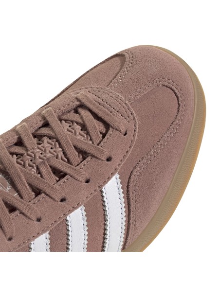 Adidas Gazelle Indoor Femme JS1397 Mauve Rosé / Blanc – Baskets vintage chic
