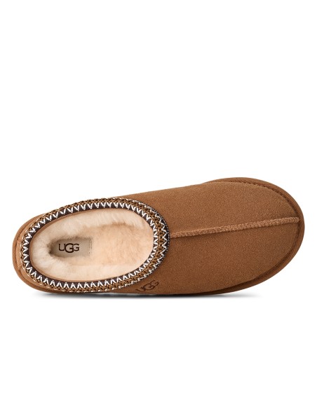 UGG Tasman II Homme Chestnut – Chaussons en daim doublés laine & semelle extérieure
