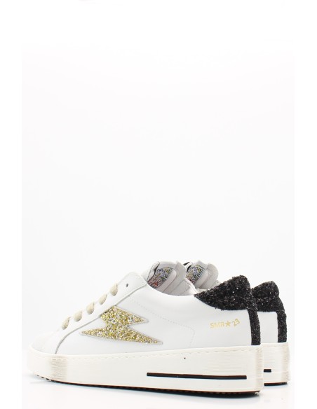 Semerdjian Maya 8672 Glitter Doré – Sneakers Femme Tendance à Plateforme