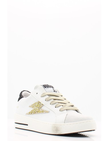 Semerdjian Maya 8672 Glitter Doré – Sneakers Femme Tendance à Plateforme