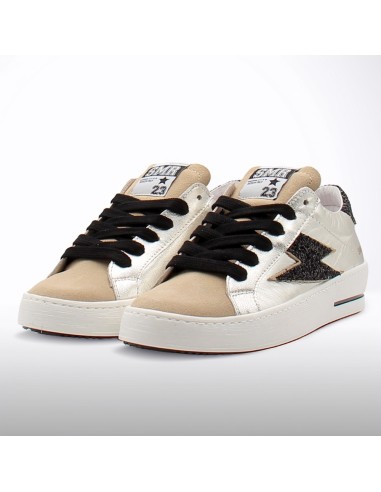 Baskets de Ville Femme SMR23 Maya 2 Lamb Blanc Doré