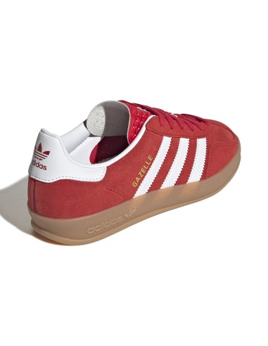 Adidas Gazelle Indoor rouge – Sneakers iconiques en suède à semelle gomme