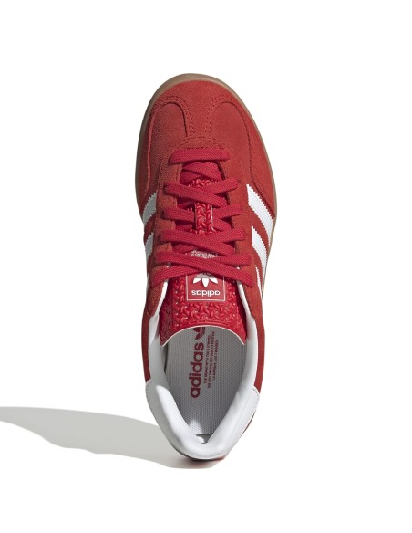 Adidas Gazelle Indoor rouge – Sneakers iconiques en suède à semelle gomme
