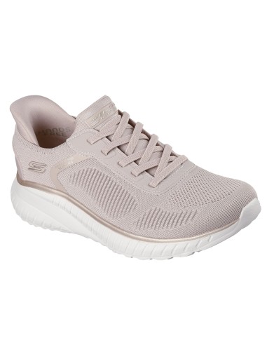 Baskets Skechers Bobs Squad Chaos femme beige – 117497-NTGD