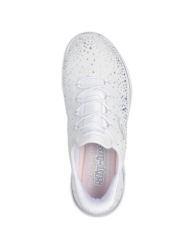 Skechers Summits Brilliant Shine Blanc Argent Femme