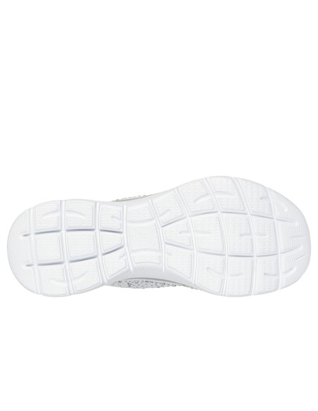 Skechers Summits Brilliant Shine Blanc Argent Femme