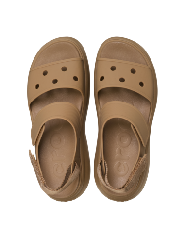 Sandales Compensées Femme Crocs Soho Y Strap Sepia - 211755-2EY