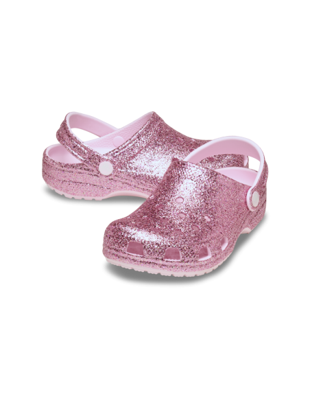 Sabots Enfant Crocs Classic Chunky Glitter Pink Milk - 211939-6ZW