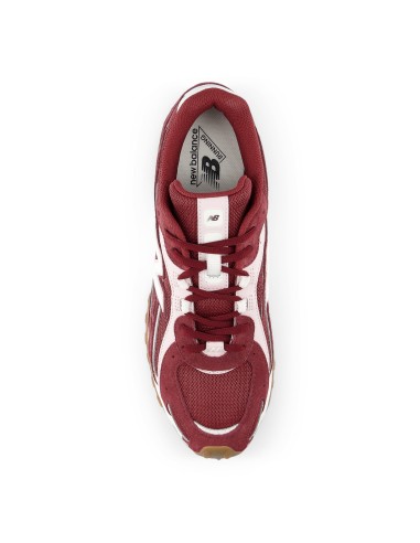 Sneakers homme New Balance 204L bordeaux blanc semelle gomme rétro