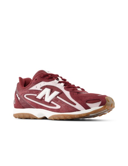 Sneakers homme New Balance 204L bordeaux blanc semelle gomme rétro