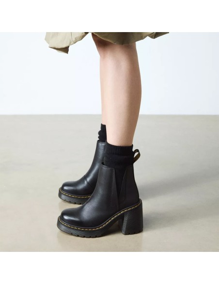 Dr. Martens Bottines a talons femme spence black sendal