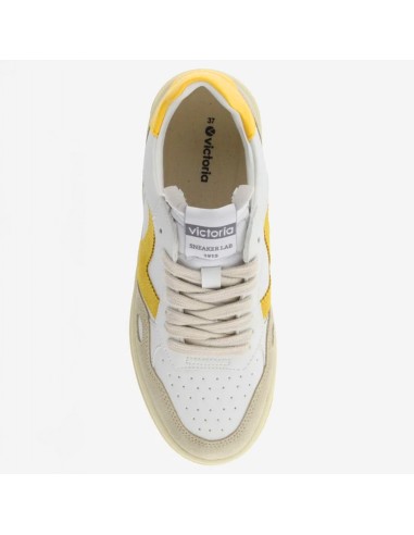 Baskets Femme Victoria Seul Efecto Piel & Serraje - Beige / Jaune