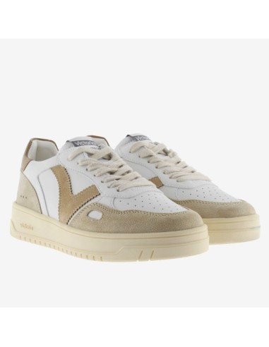 Basket De Ville Femme Seul Efecto Piel & Serraje - Beige