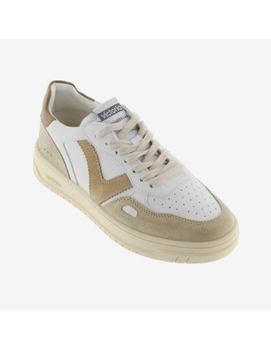 Basket De Ville Femme Seul Efecto Piel & Serraje - Beige
