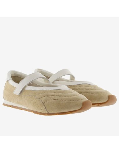 Ballerines femme Victoria beige – suede & bride confortable