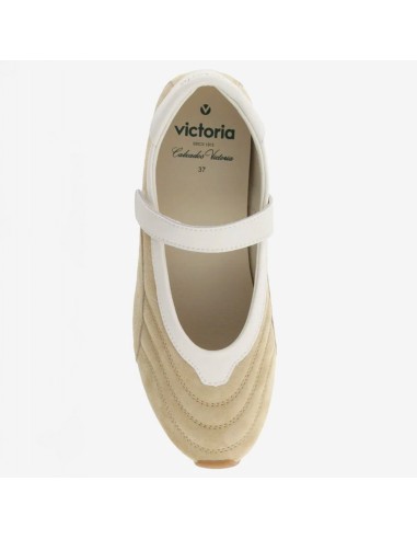 Ballerines femme Victoria beige – suede & bride confortable