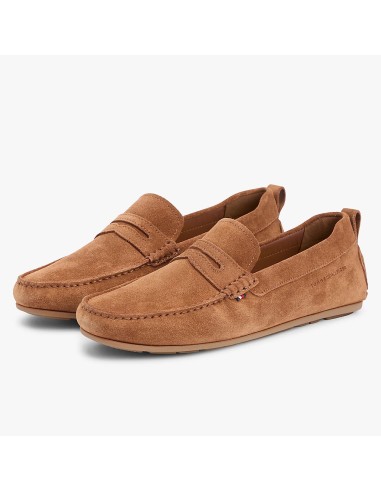 Mocassins Homme Suède Marron Tommy Hilfiger FM05789-GVQ – Élégance Décontractée