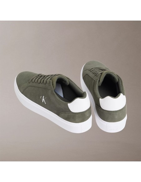 Calvin Klein Classic Cupsole Lace Homme Kaki – Baskets De Ville