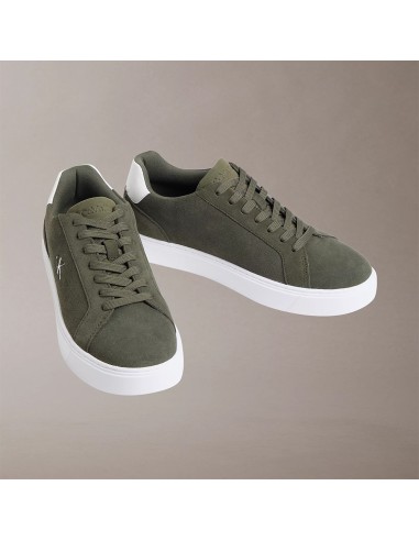 Calvin Klein Classic Cupsole Lace Homme Kaki – Baskets De Ville