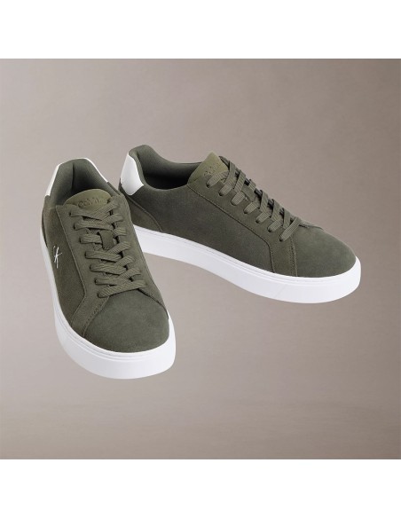 Calvin Klein Classic Cupsole Lace Homme Kaki – Baskets De Ville