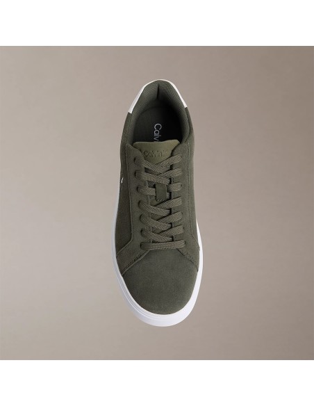 Calvin Klein Classic Cupsole Lace Homme Kaki – Baskets De Ville