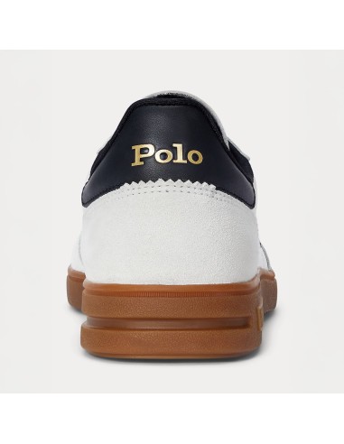 Ralph Lauren Court Sneaker - Style élégant en cuir blanc pour homme