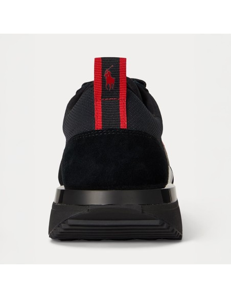 Chaussures Ralph Lauren RL-TRAIN89 pour homme – Élégance sportive en noir