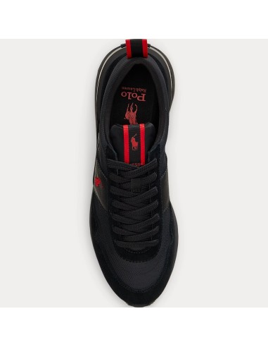 Chaussures Ralph Lauren RL-TRAIN89 pour homme – Élégance sportive en noir