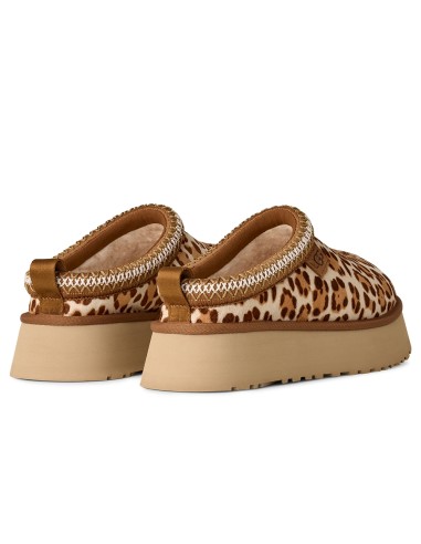 Chaussons UGG Tazz Plains – suède Felicity, motif léopard & plateforme